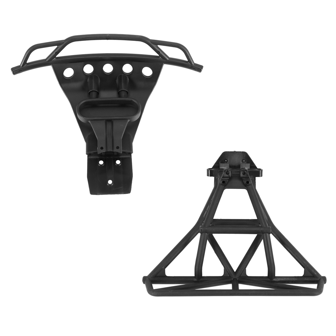 Rc Remo Hobby - ตัดราคากันชนด้านหน้าและด้านหลังสําหรับ Traxxas Slash 4X4 VXL Remo