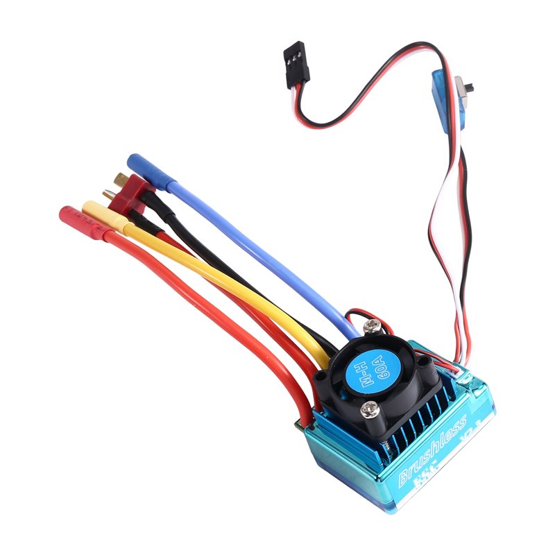 Brushless Motor 3650 - MACH-60A ตัวควบคุมความเร็ว ESC แบบไม่มีแปรงพร้อมปลั๊ก T 4.0