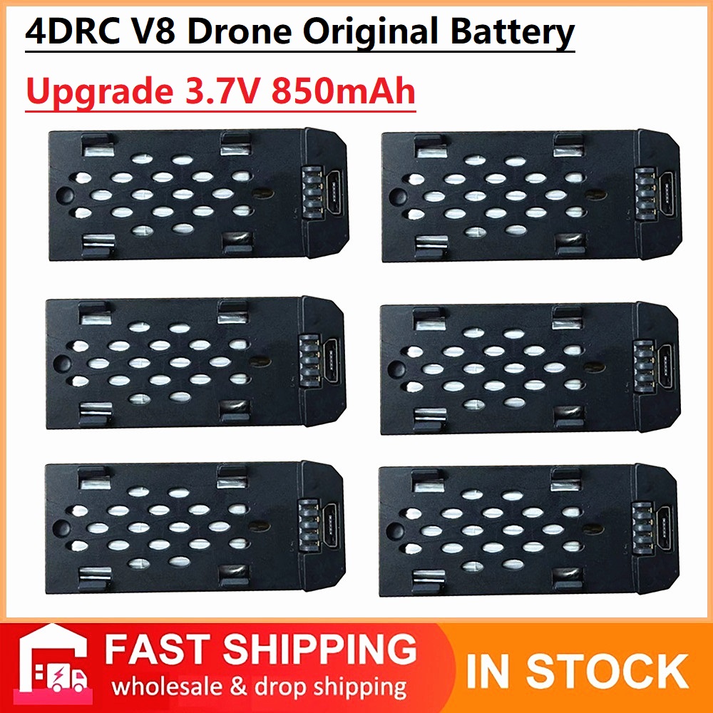 Top Rc Hobby Mini Xcub - 4DRC V8 Drone แบตเตอรี่เดิม 3.7V 850MAh