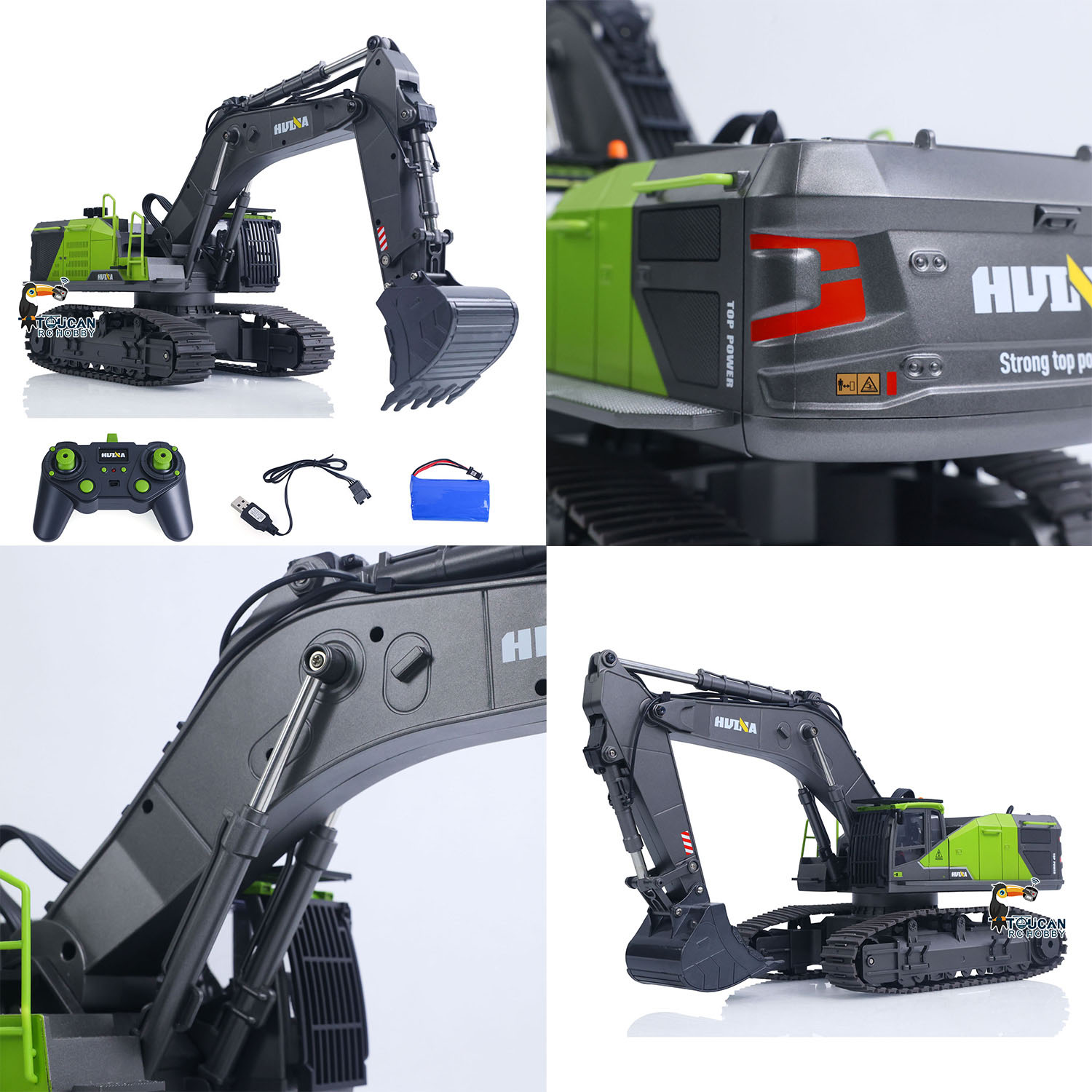 รถขุดของเล่น US Stock Toys HUI - Rc Excavator Hobby บทวิจารณ์และราคา