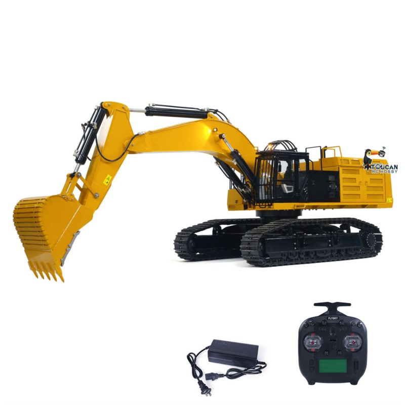 รถขุดไฮดรอลิกโลหะ RC ขนาด 1/8  - Rc Excavator Hobby บทวิจารณ์และราคา