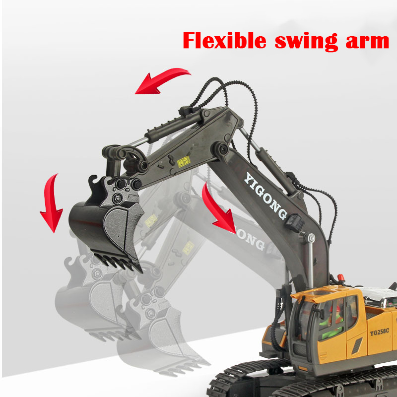 รถปราบดินขุด RC 1/20 2.4GHz 11 - Rc Excavator Hobby บทวิจารณ์และราคา