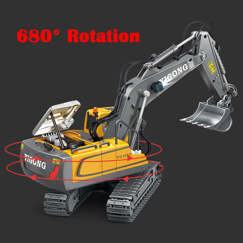 รถปราบดินขุด RC 1/20 2.4GHz 11 - Rc Excavator Hobby บทวิจารณ์และราคา