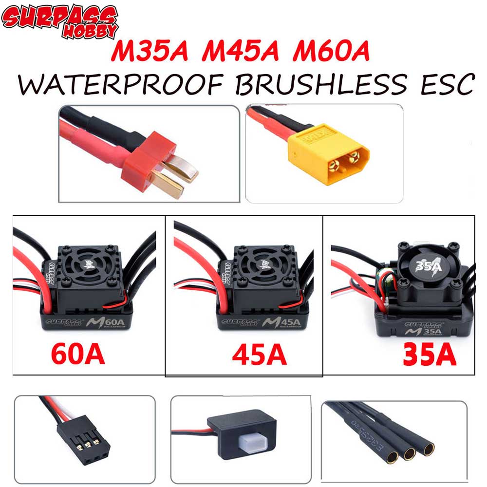 Surpass Hobby M35A 45A 60A 2-3 - Brushless Motor 3650 บทวิจารณ์และราคา