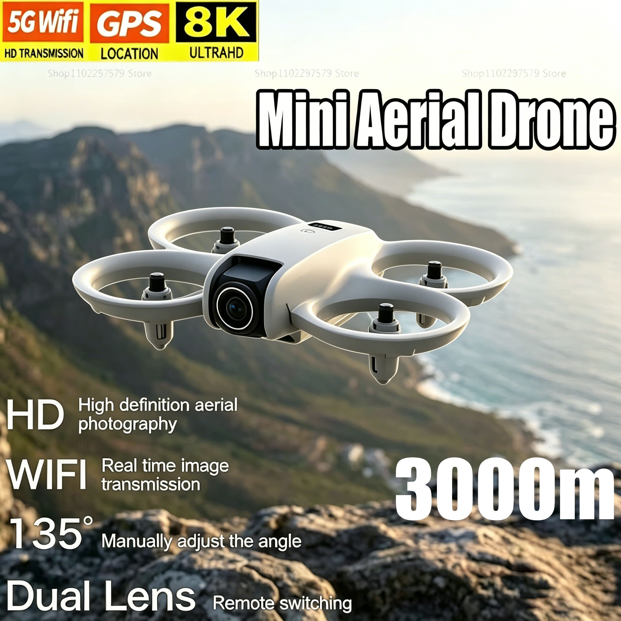 มินิโดรนพร้อมกล้อง 8K HD FPV โ - Top Rc Hobby Mini Xcub บทวิจารณ์และราคา