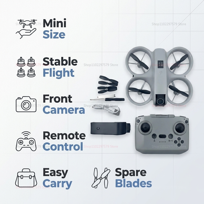 มินิโดรนพร้อมกล้อง 8K HD FPV โ - Top Rc Hobby Mini Xcub บทวิจารณ์และราคา