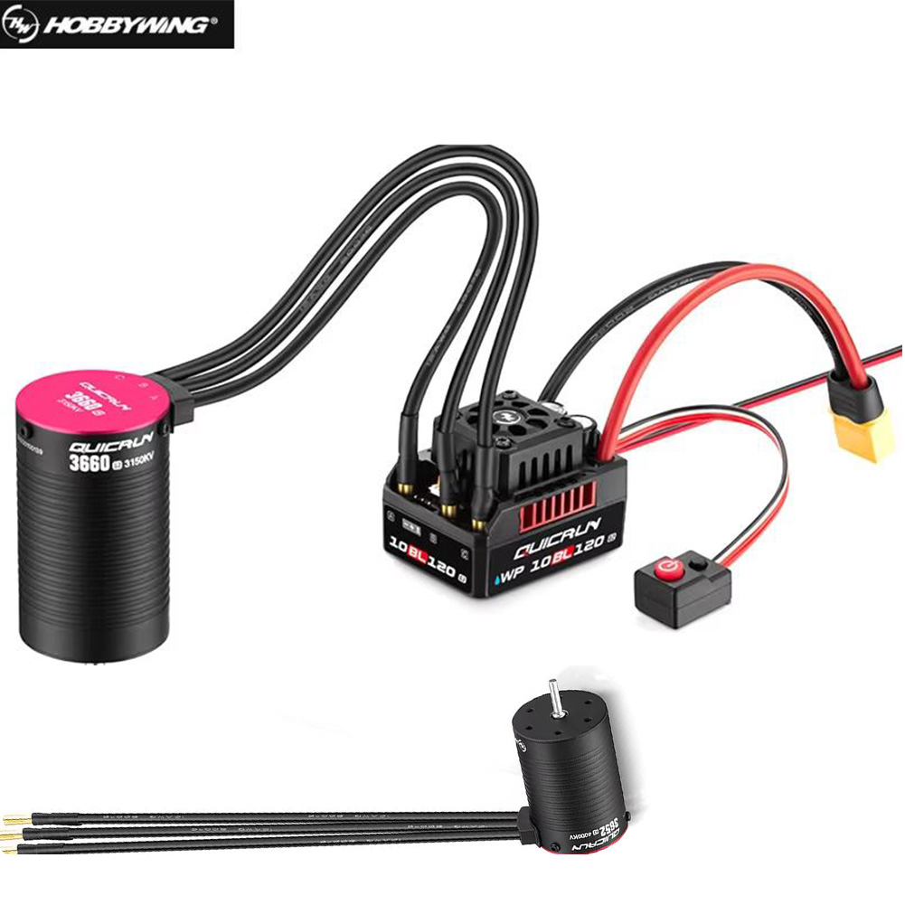HobbyWing QuicRun WP 10BL120 G - Brushless Motor 3650 บทวิจารณ์และราคา