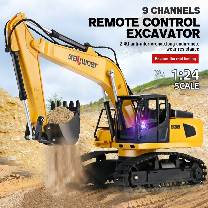 Huina Rc Excavator 1/24 9Ch รี - Rc Excavator Hobby บทวิจารณ์และราคา