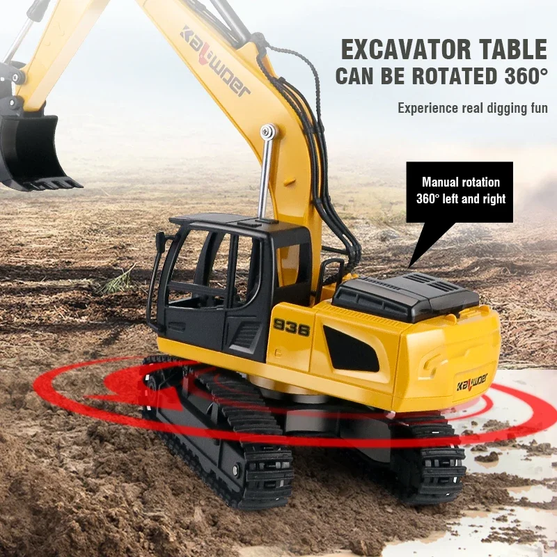 Huina Rc Excavator 1/24 9Ch รี - Rc Excavator Hobby บทวิจารณ์และราคา