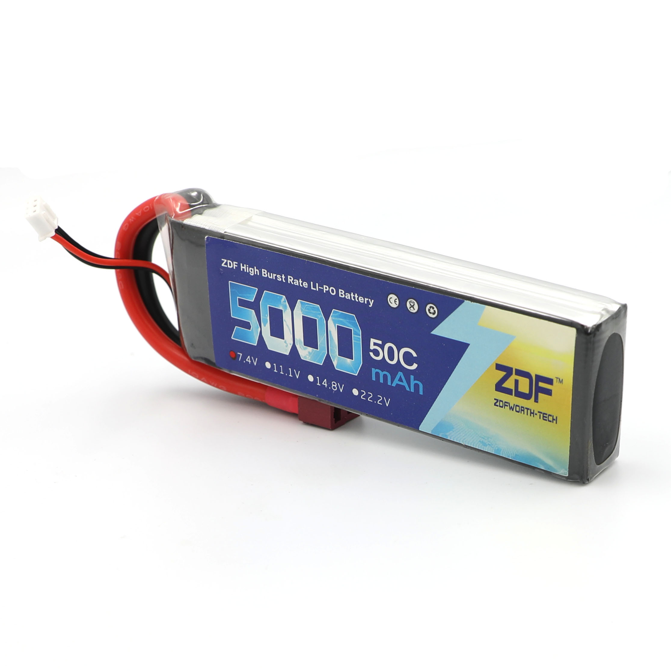 แบตเตอรี่ ZDF RC Lipo 7.4V 500 - Rc Remo Hobby บทวิจารณ์และราคา