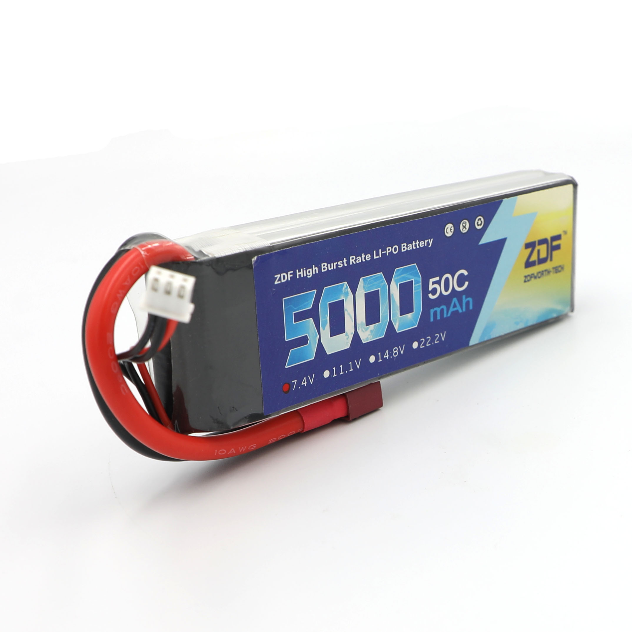 แบตเตอรี่ ZDF RC Lipo 7.4V 500 - Rc Remo Hobby บทวิจารณ์และราคา