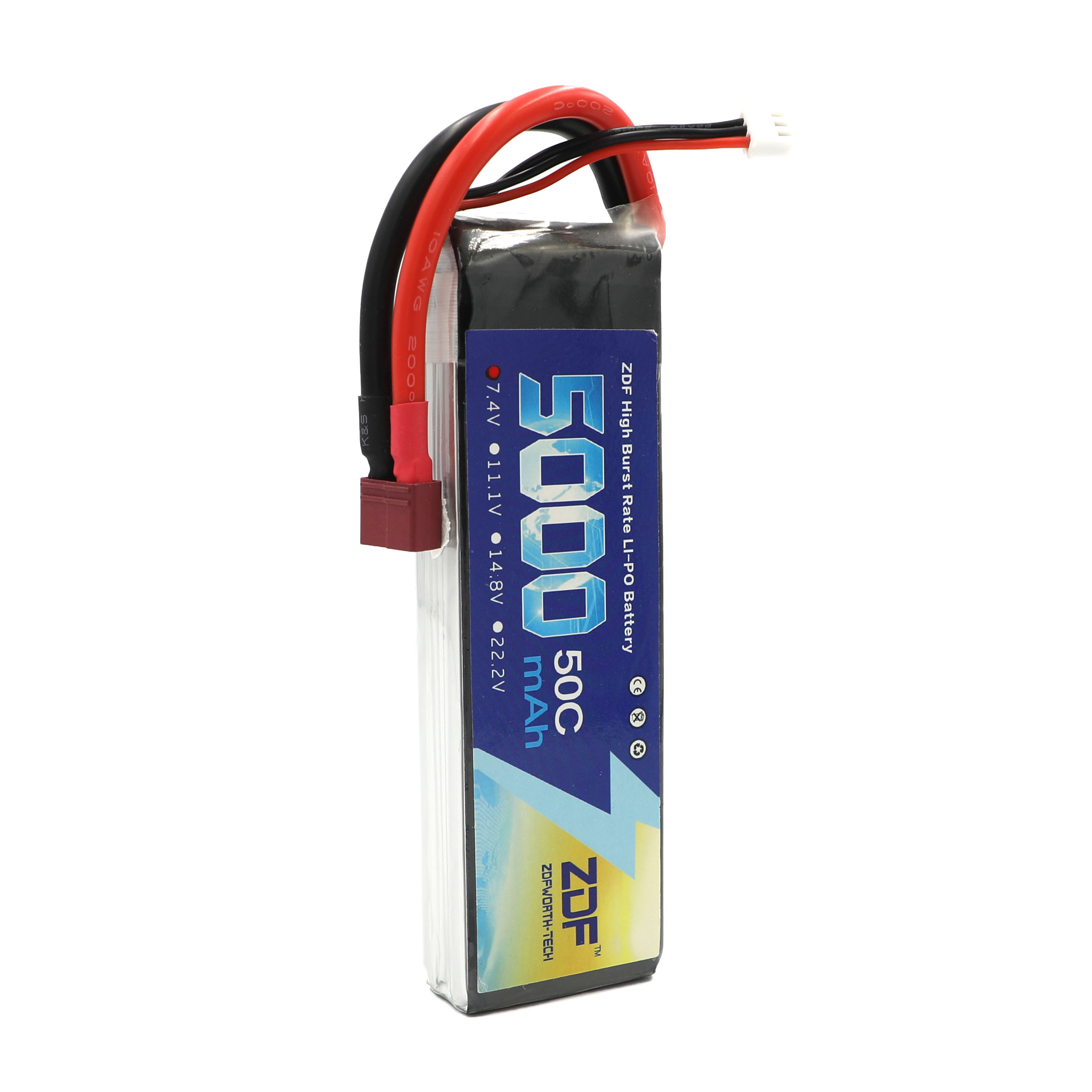 แบตเตอรี่ ZDF RC Lipo 7.4V 500 - Rc Remo Hobby บทวิจารณ์และราคา