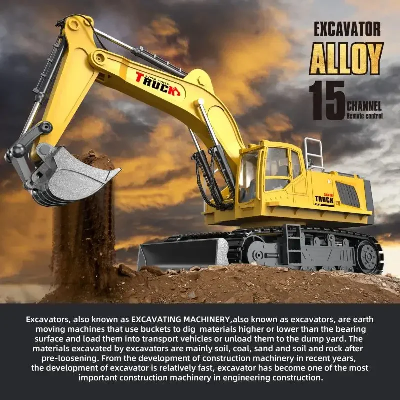 12/15/17CH Rc Excavator รถบรรท - Rc Excavator Hobby บทวิจารณ์และราคา