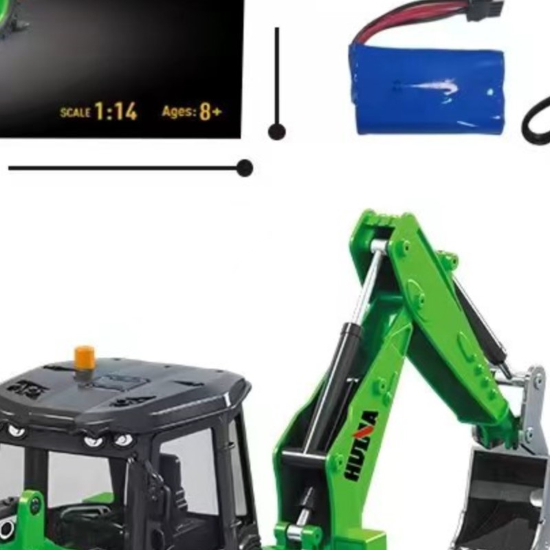 รถขุดตักดินบังคับวิทยุ HUINA 1 - Rc Excavator Hobby บทวิจารณ์และราคา