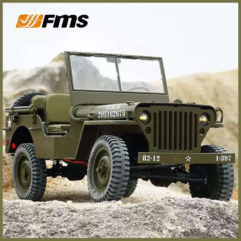 FMS 1/6 Climber 1941 Willys MB - Rc Hobby Crawler บทวิจารณ์และราคา