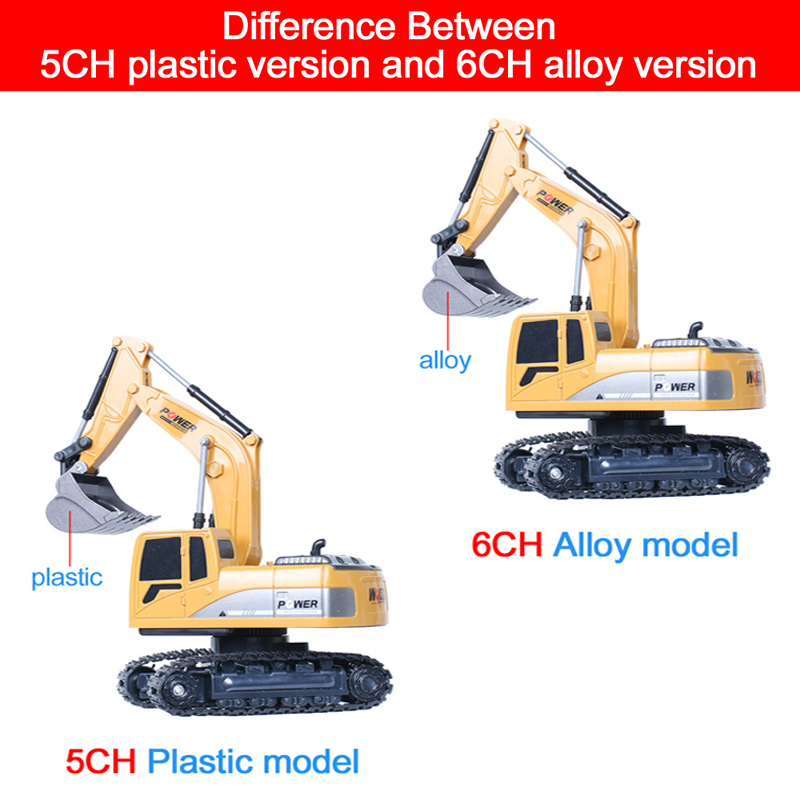 RC Excavator 2.4 Ghz 6 ช่อง 1: - Rc Excavator Hobby บทวิจารณ์และราคา